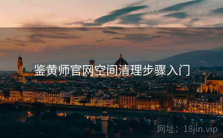 鉴黄师官网空间清理步骤入门